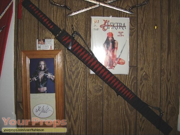 Elektra replica movie prop weapon