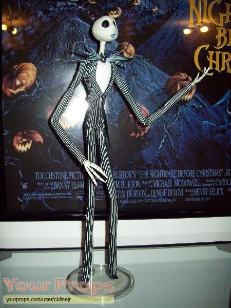The Nightmare Before Christmas Jack Skellington 18 Posable Puppet replica  movie prop