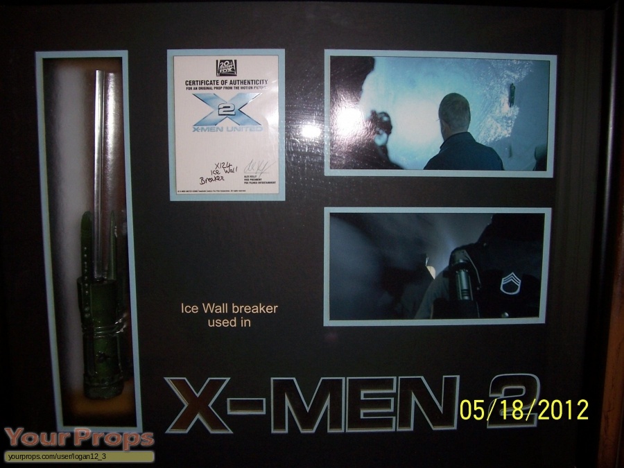 X2  X-Men United original movie prop