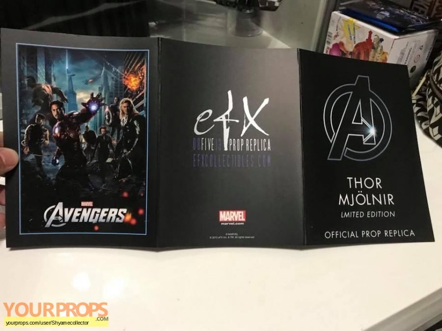 The Avengers replica movie prop