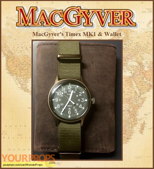 MacGyver MacGyver's Timex MK1 with Wallet Prop replica TV series prop