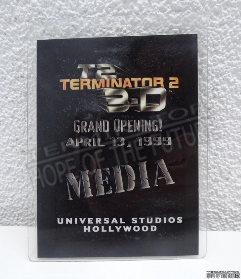 Terminator 3D  Battle Across Time original film-crew items