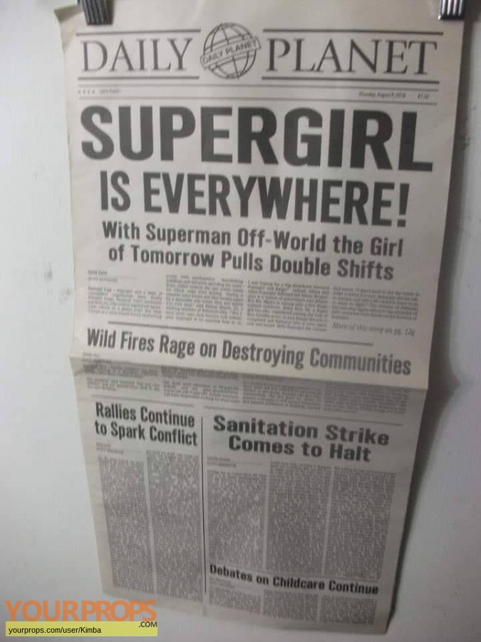 Supergirl original movie prop