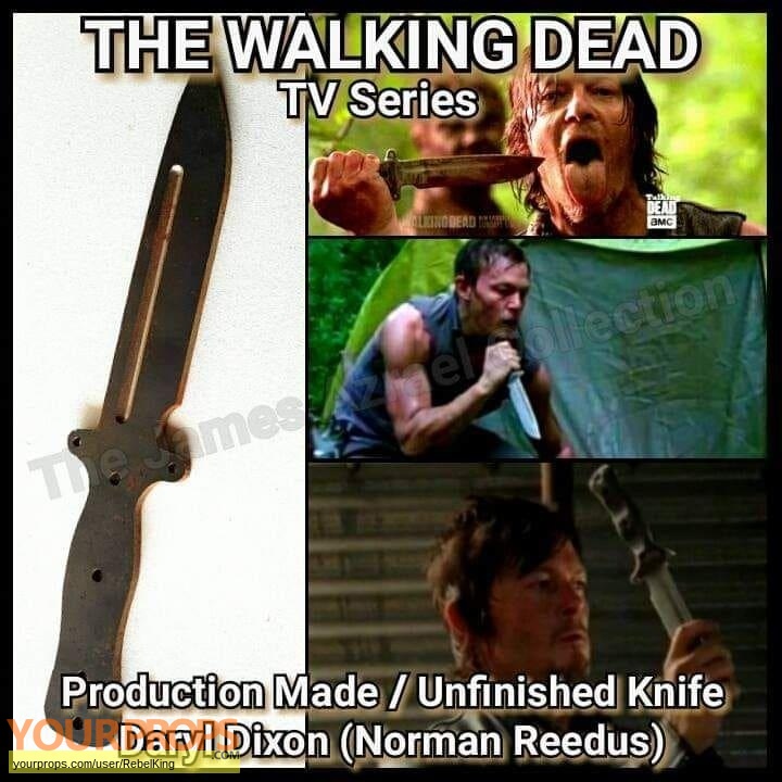 The Walking Dead original movie prop weapon