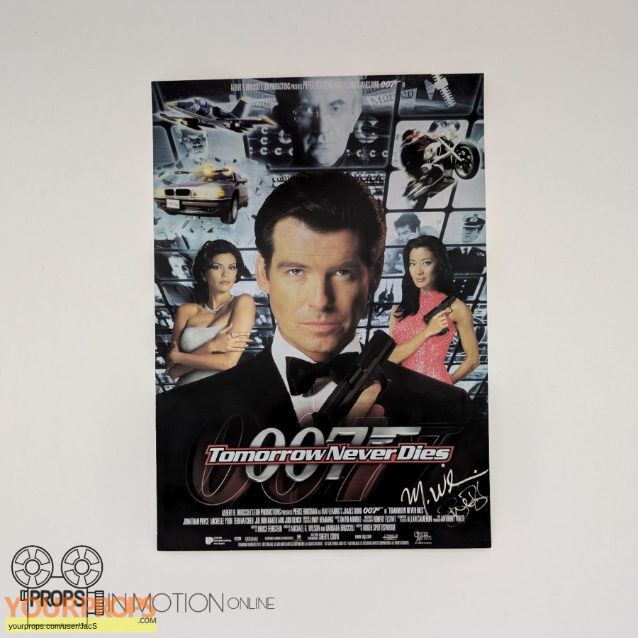 James Bond  Tomorrow Never Dies original production material