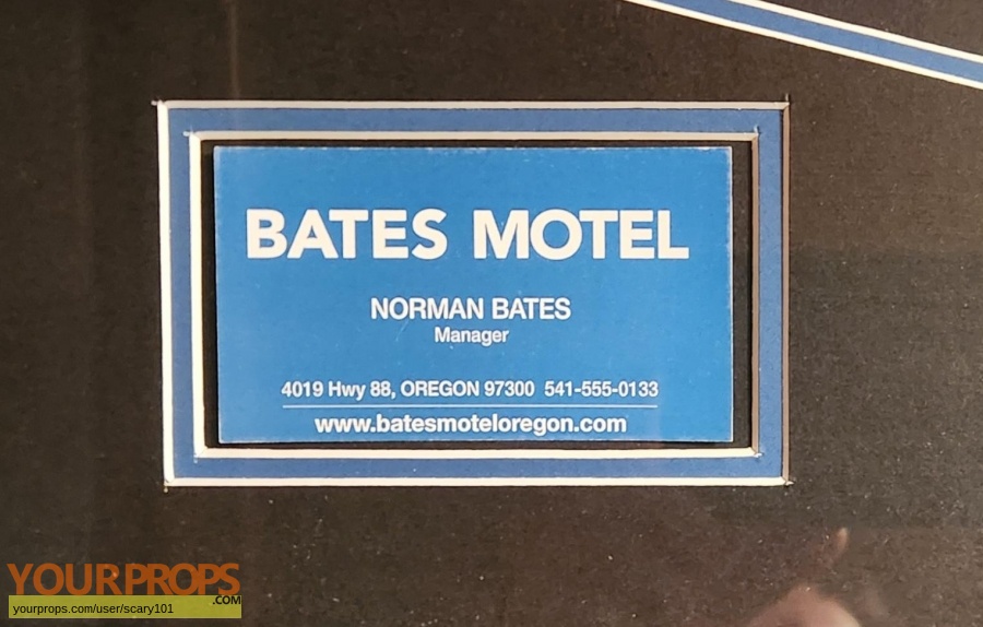 Bates Motel original movie prop