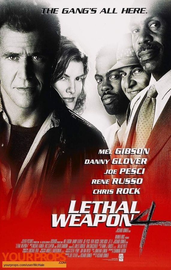 Lethal Weapon 4 replica movie prop