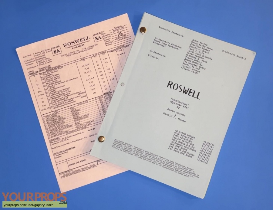 Roswell original production material