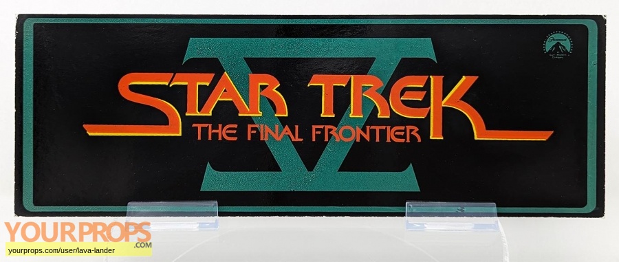 Star Trek V  The Final Frontier original film-crew items