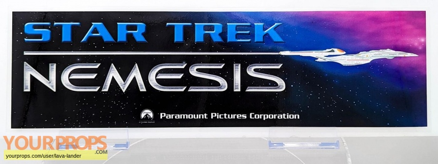 Star Trek  Nemesis original film-crew items