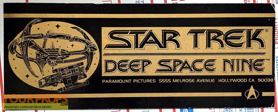 Star Trek  Deep Space Nine original film-crew items