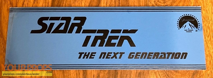 Star Trek  The Next Generation original film-crew items