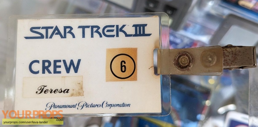 Star Trek III  The Search for Spock original film-crew items