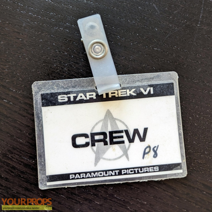 Star Trek VI  The Undiscovered Country original film-crew items