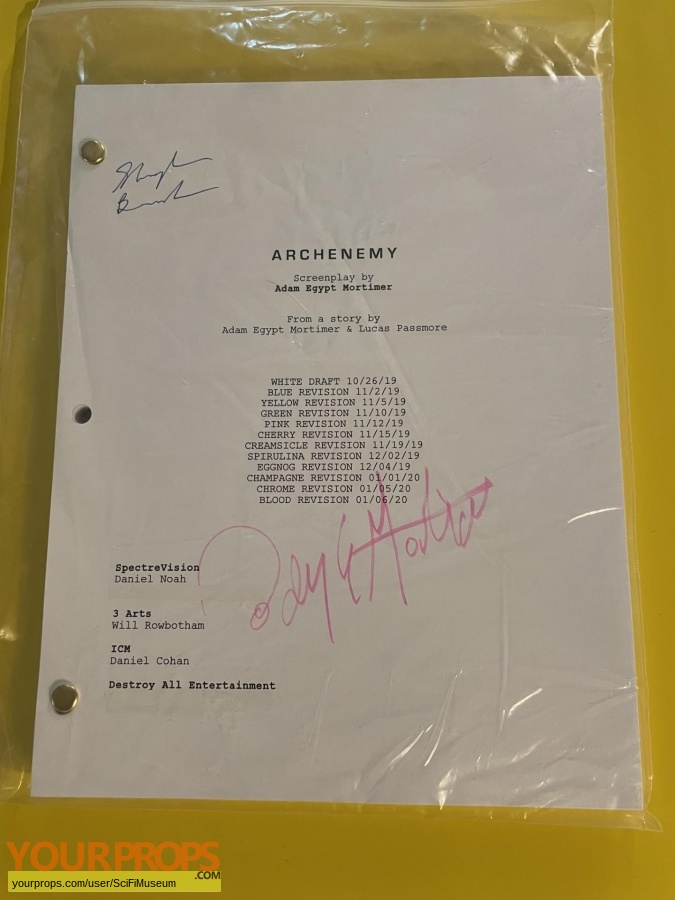 Archenemy original movie prop