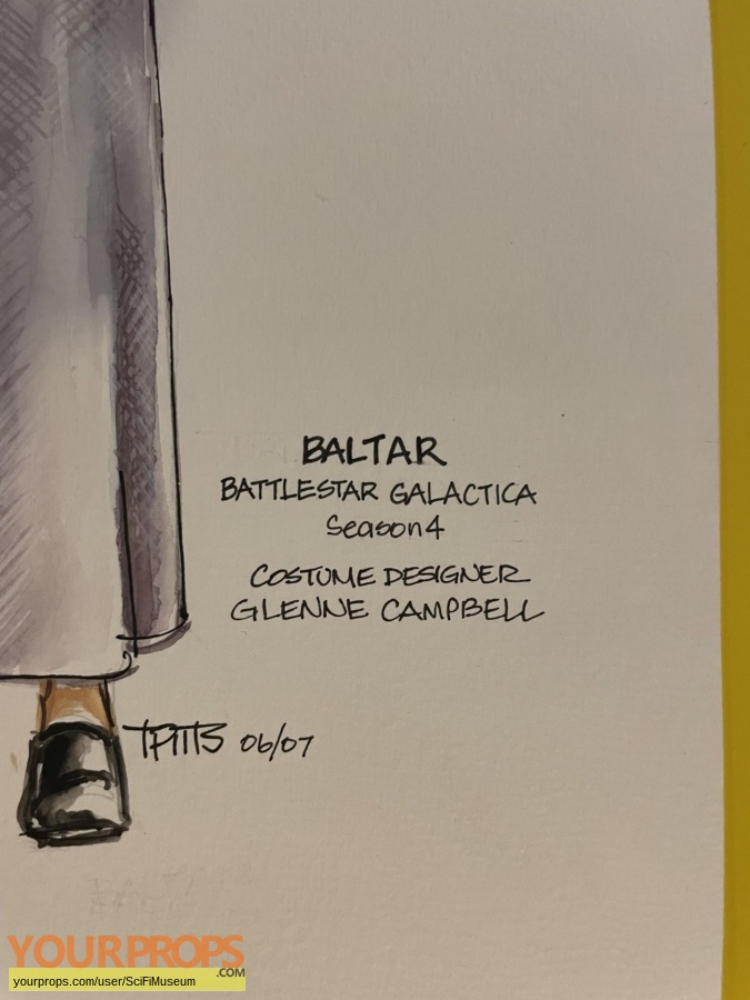 Battlestar Galactica original production artwork