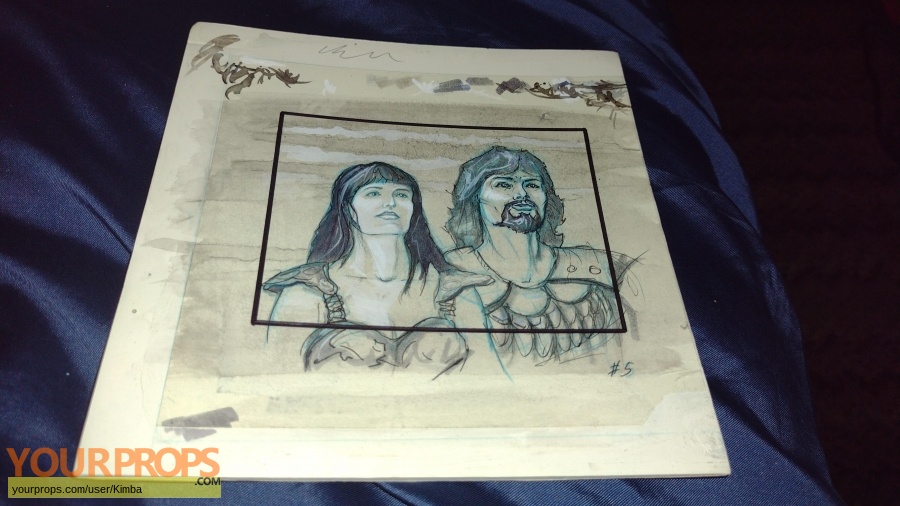 Xena  Warrior Princess original production artwork