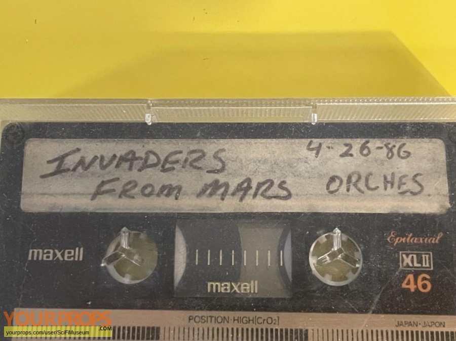 Invaders from Mars original production material