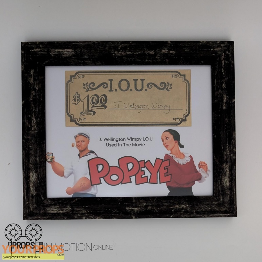 Popeye original movie prop