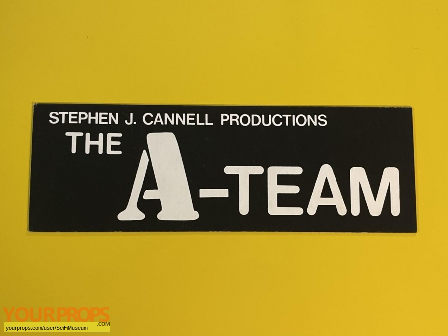 The A-Team original film-crew items