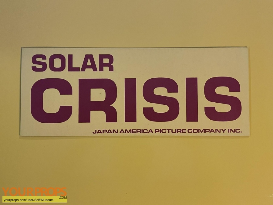 Solar Crisis original film-crew items