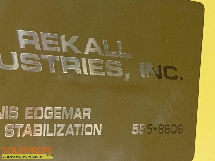 Total Recall original movie prop