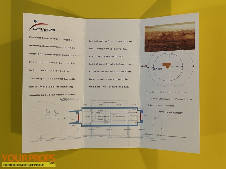 The Space Between Us original movie prop