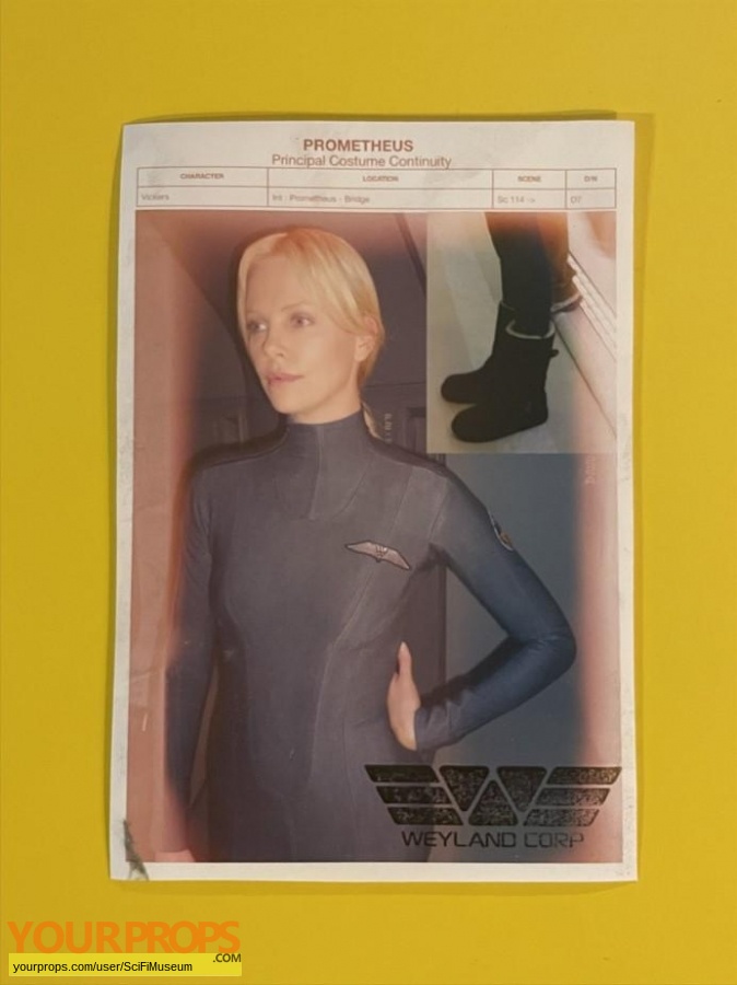 Prometheus original production material