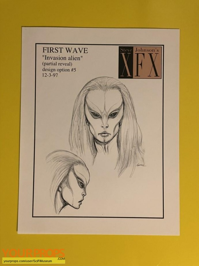 First Wave original production artwork