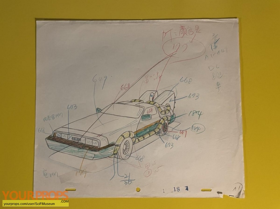 Back To The Future  The Animated Series (1991-92) original production artwork