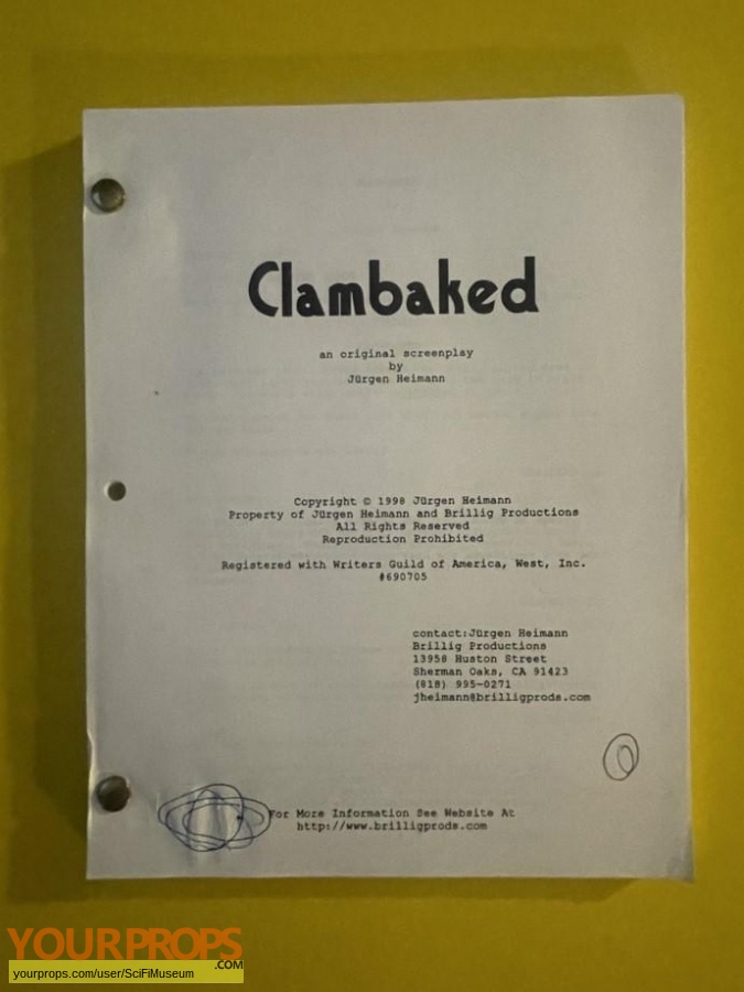 Clambaked original production material