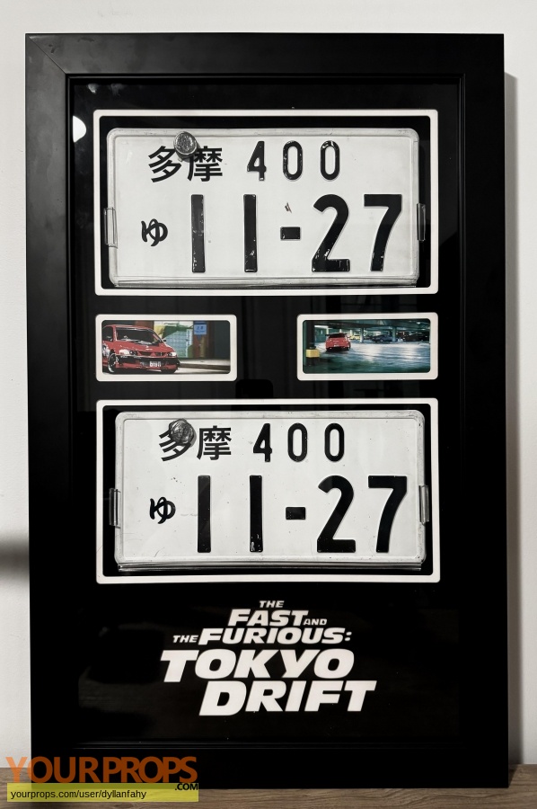 The Fast and the Furious  Tokyo Drift original movie prop