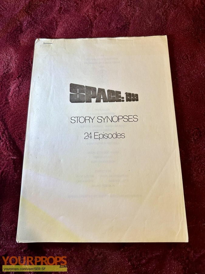 Space 1999 TV 1975 original production material