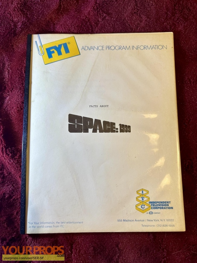 Space 1999 TV 1975 original production material