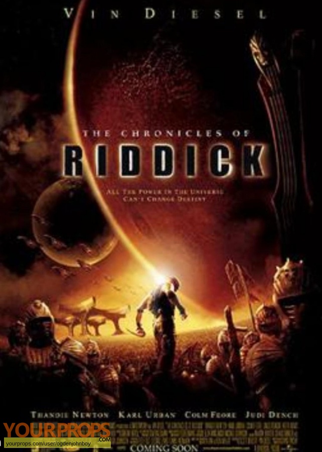 The Chronicles of Riddick original movie prop