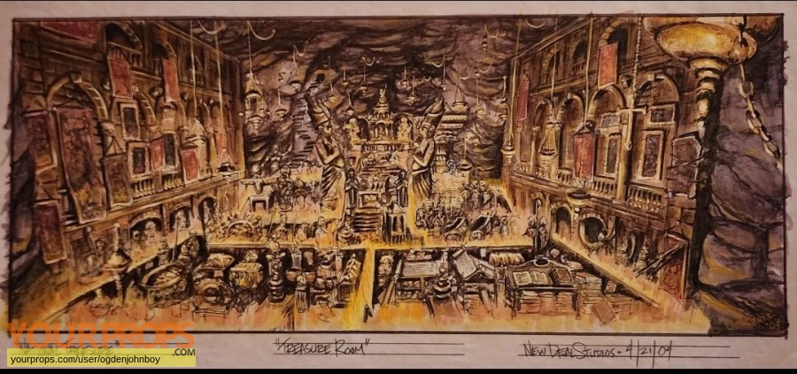 National Treasure original production artwork