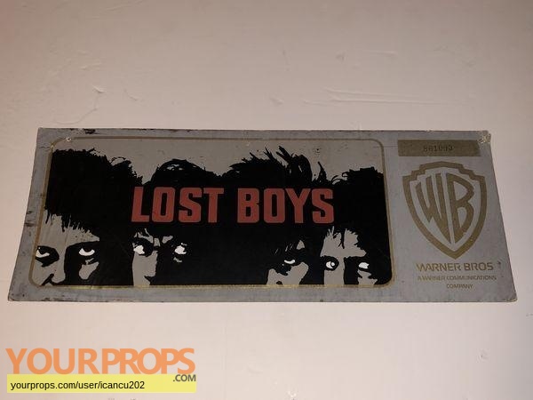 The Lost Boys original film-crew items