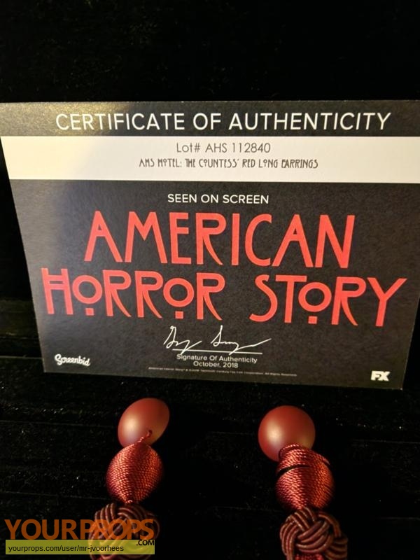 American Horror Story Hotel original movie prop