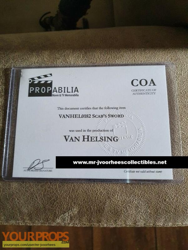 VAN HELSING original movie prop