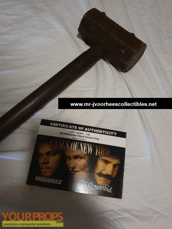 Gangs of New York original movie prop