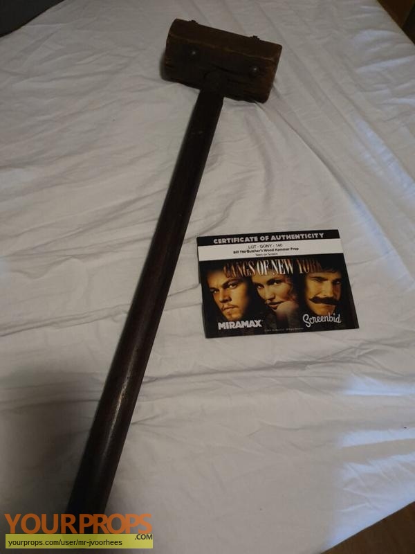 Gangs of New York original movie prop