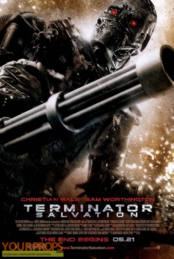 Terminator Salvation original movie prop