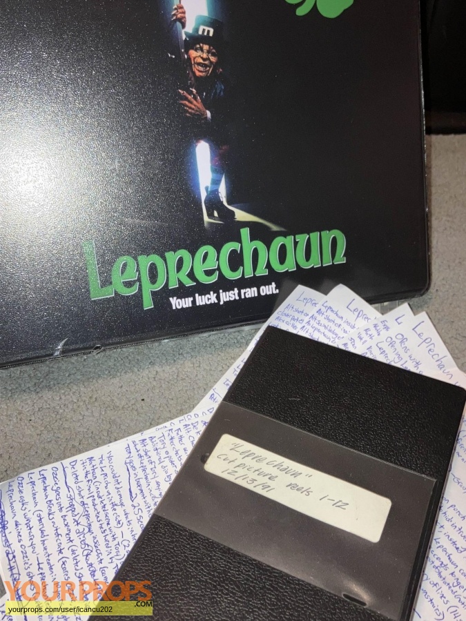 Leprechaun original film-crew items