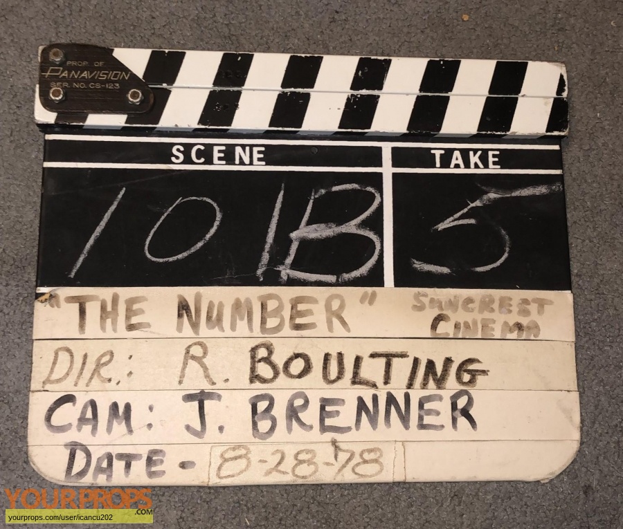 The Number original production material