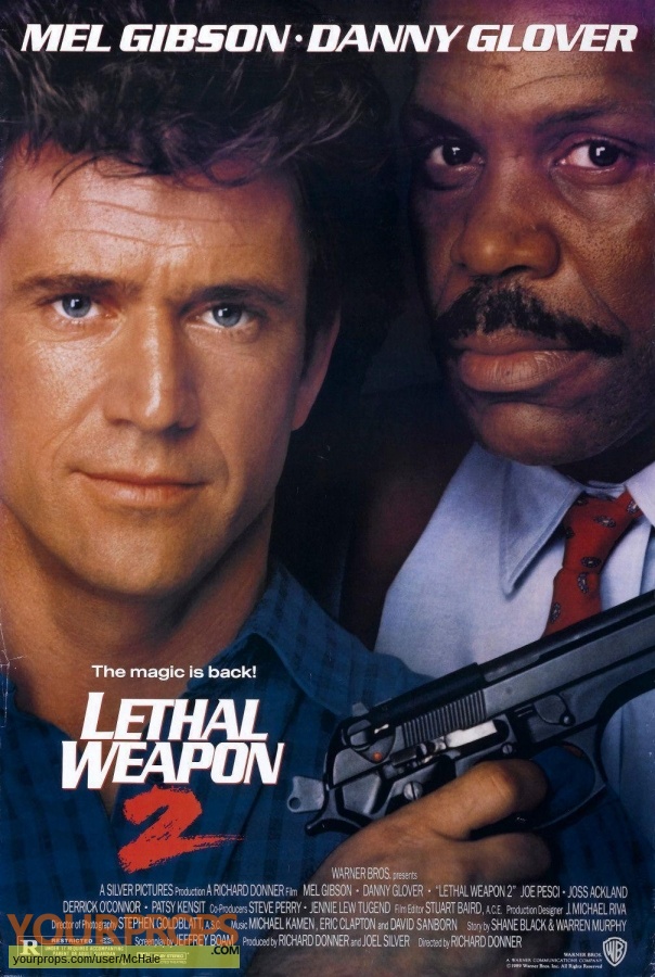 Lethal Weapon 2 replica movie prop