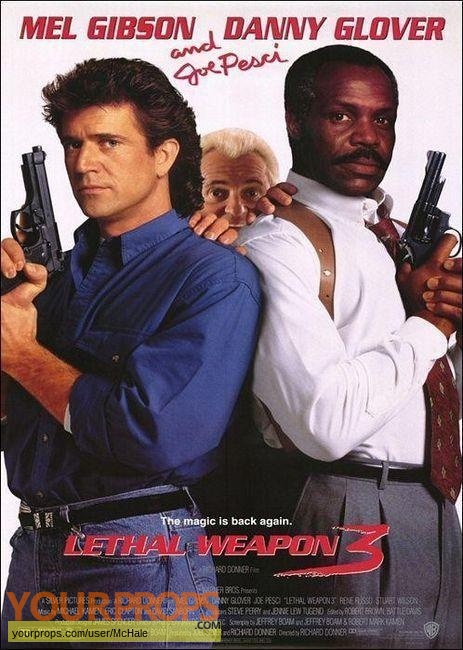 Lethal Weapon 3 replica movie prop