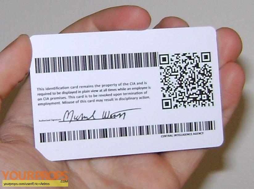 Burn Notice Michael Westen CIA ID Card replica TV series prop