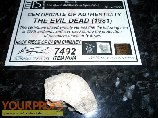 The Evil Dead swatch   fragment movie prop