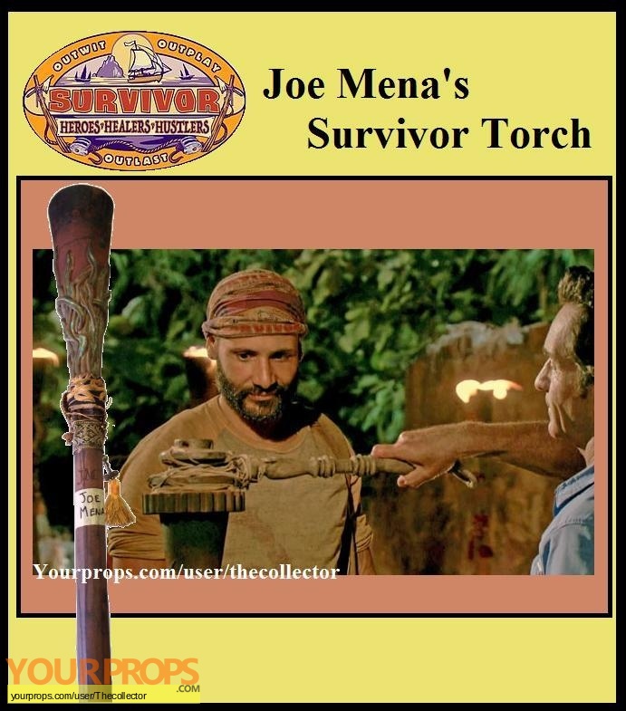 Survivor Heroes vs Healers vs Hustlers original movie prop