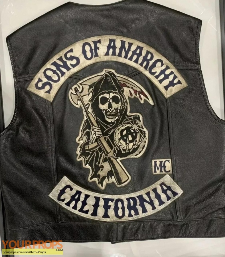 Sons of Anarchy SAMCRO Leather Cut original TV series prop